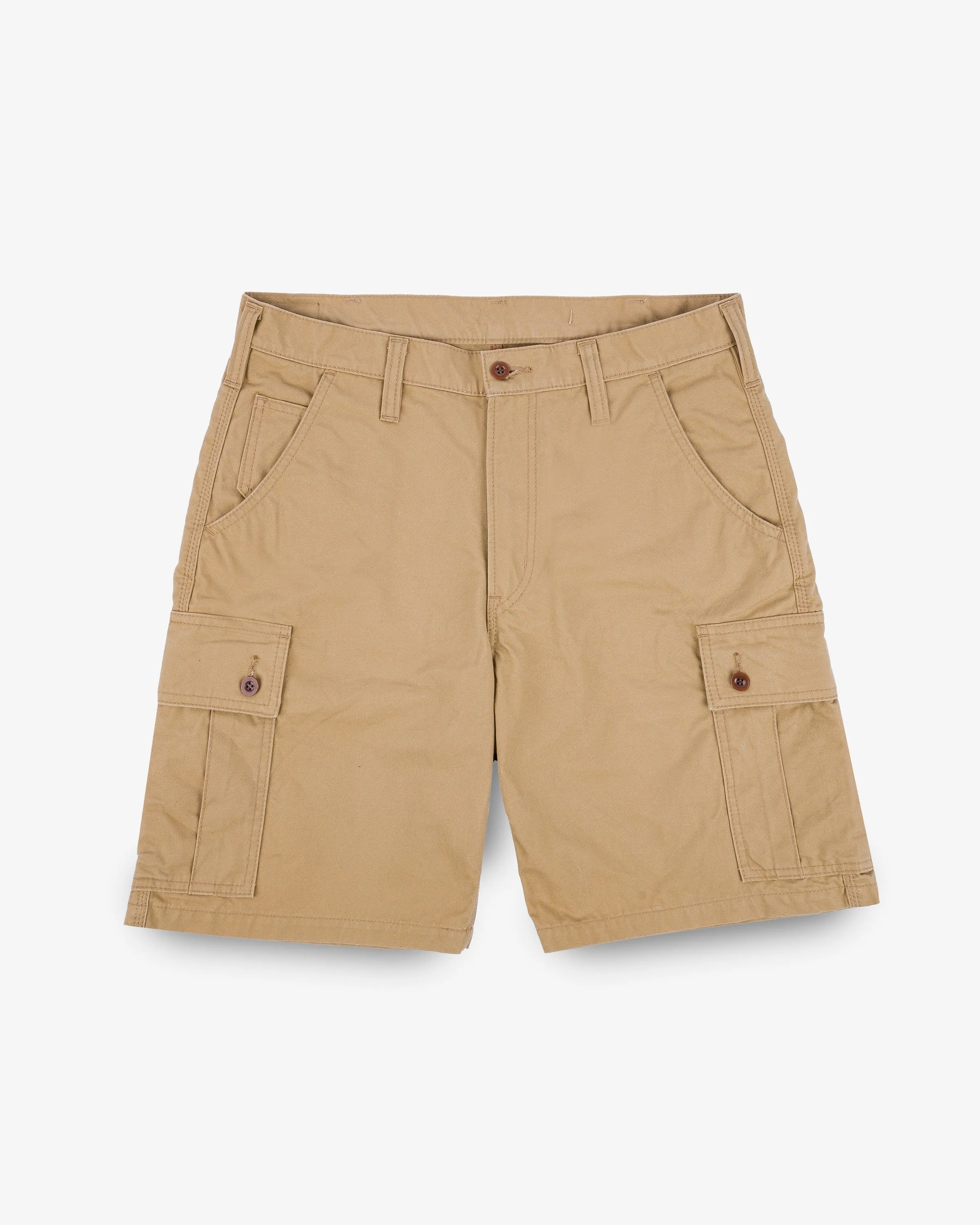 9oz Canvas Military Cargo Shorts - Beige sold by Iron Heart