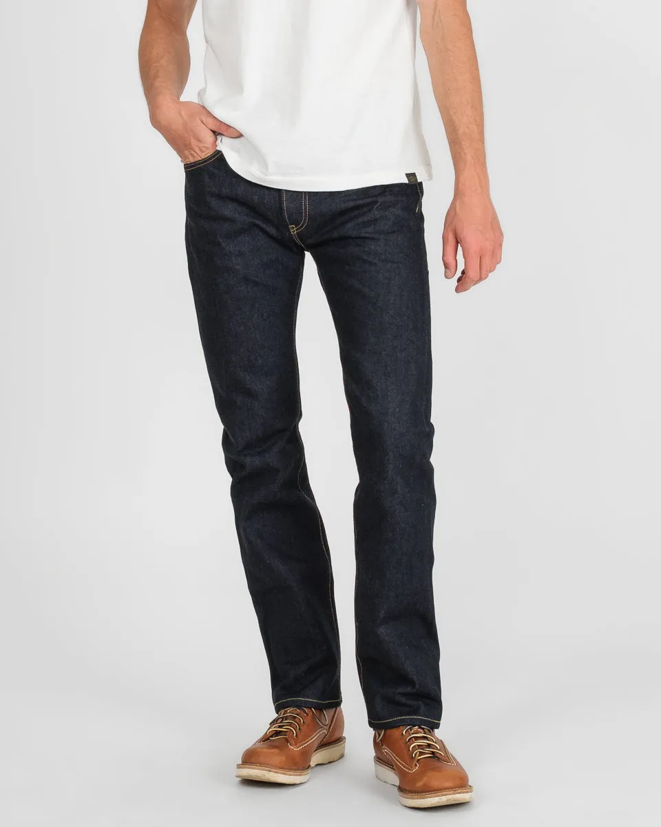 14oz Selvedge Denim Slim Straight Cut Jeans - Indigo sold by Iron Heart product image thumbnail 2