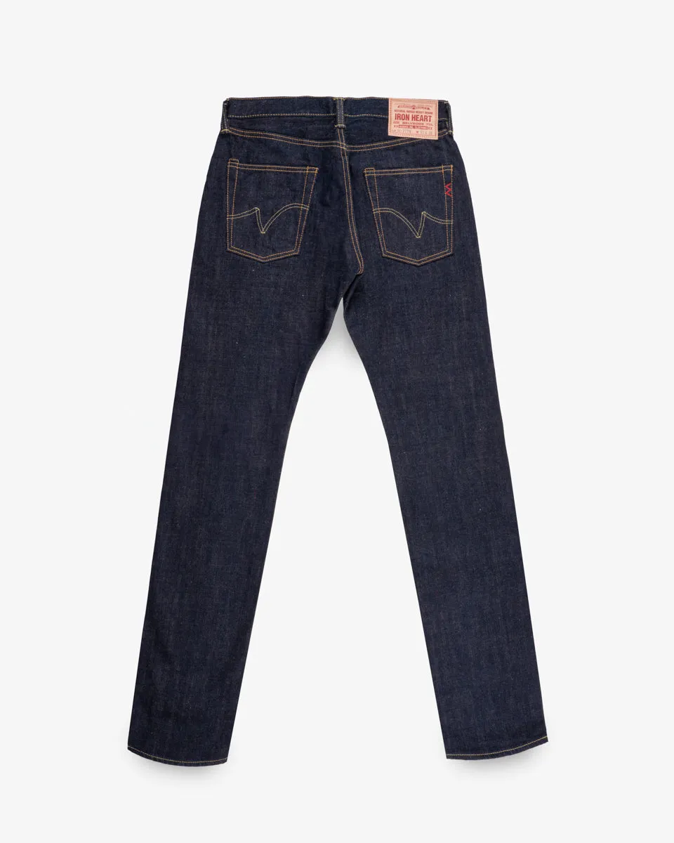 17oz Selvedge Denim Slim Tapered Cut Jeans - Natural Indigo sold by Iron Heart product image thumbnail 5