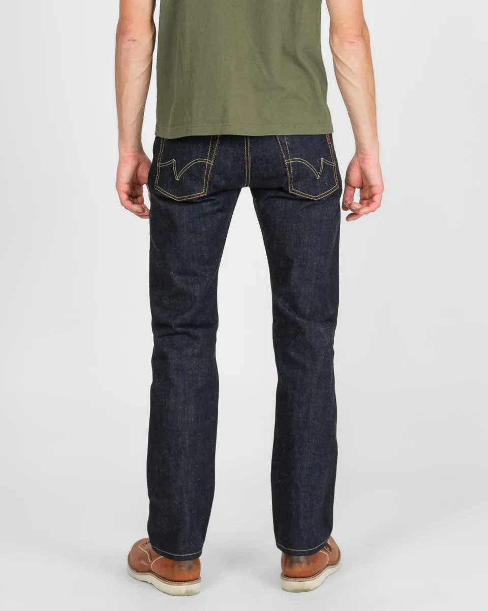 17oz Selvedge Denim Slim Straight Cut Jeans - Natural Indigo sold by Iron Heart product image thumbnail 4