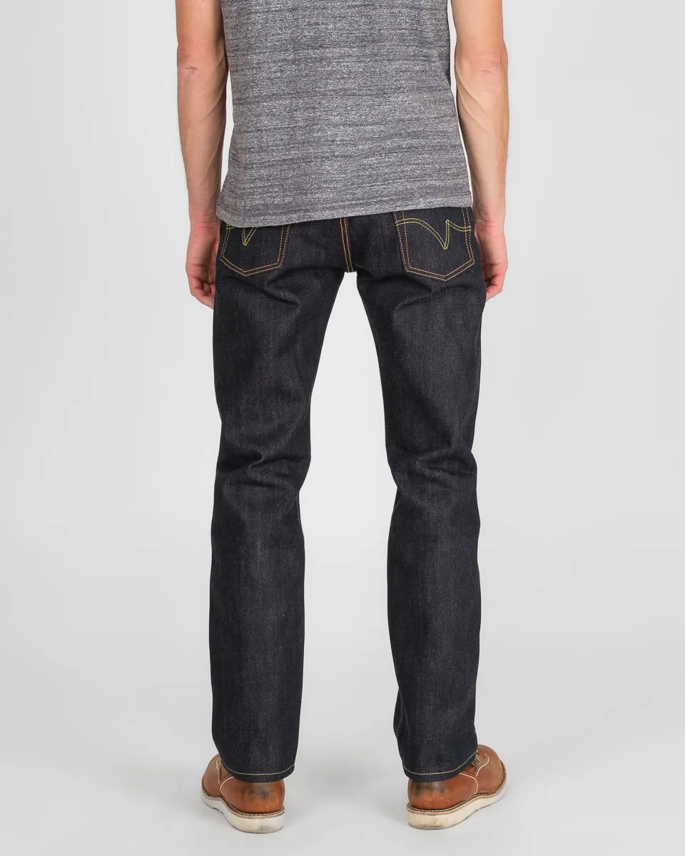 25oz Selvedge Denim Slim Straight Cut Jeans - Indigo sold by Iron Heart product image thumbnail 4