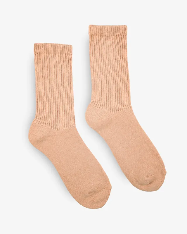 Decka Showatabé Organic Pile Socks - Orange sold by Iron Heart