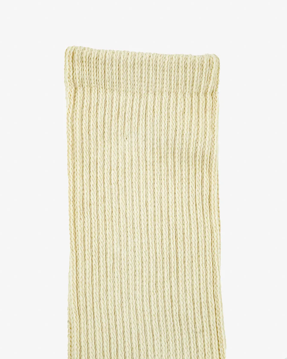 Decka Showatabé Organic Pile Socks - Yellow sold by Iron Heart product image thumbnail 2