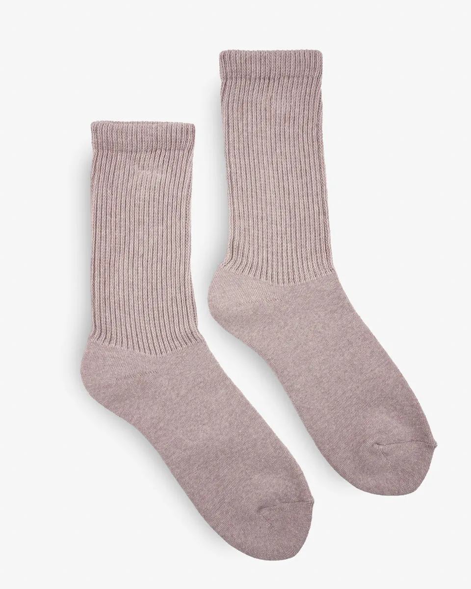 Decka Showatabé Organic Pile Socks - Purple sold by Iron Heart