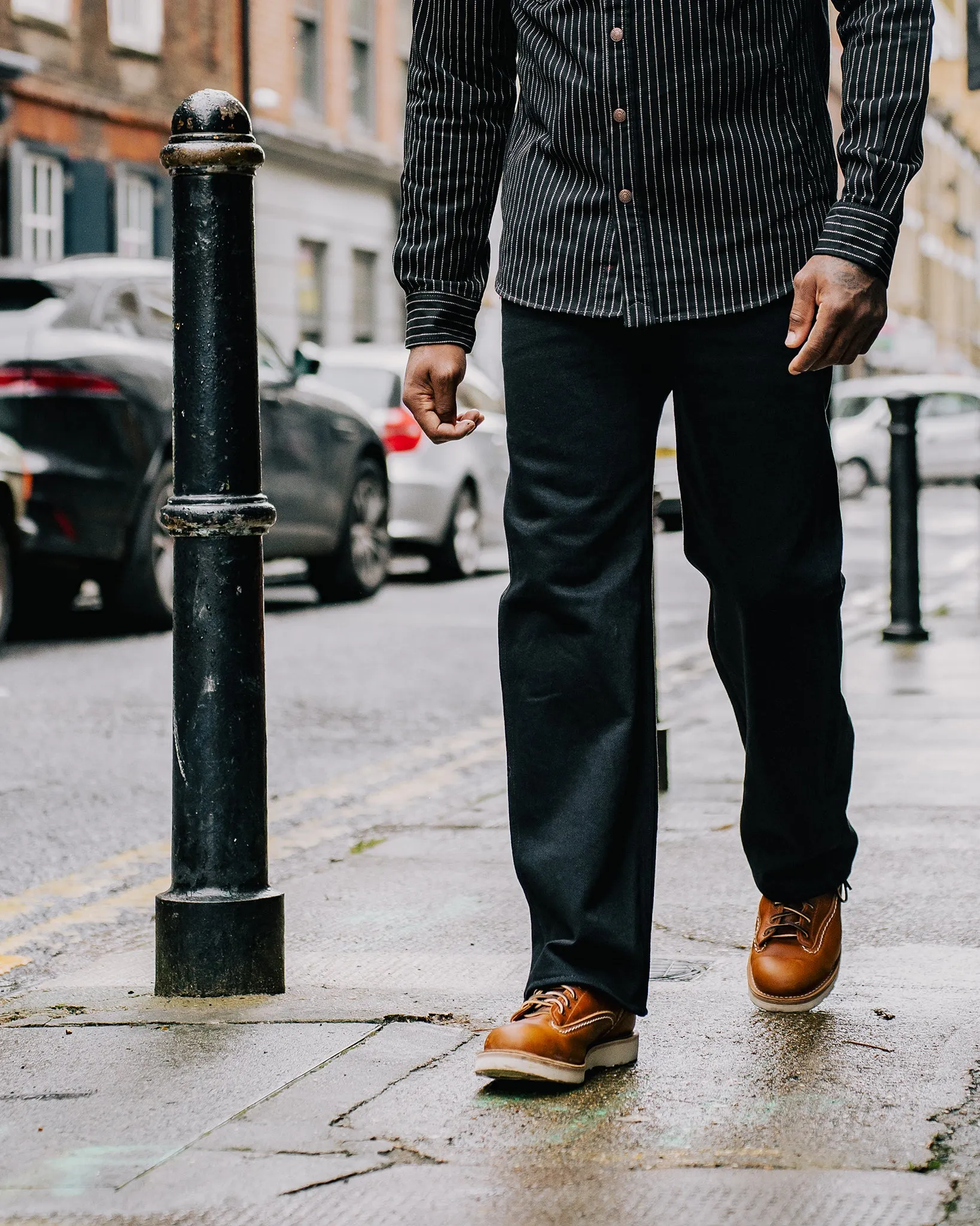 21oz Serge Work Pants - Black sold by Iron Heart product image thumbnail 4