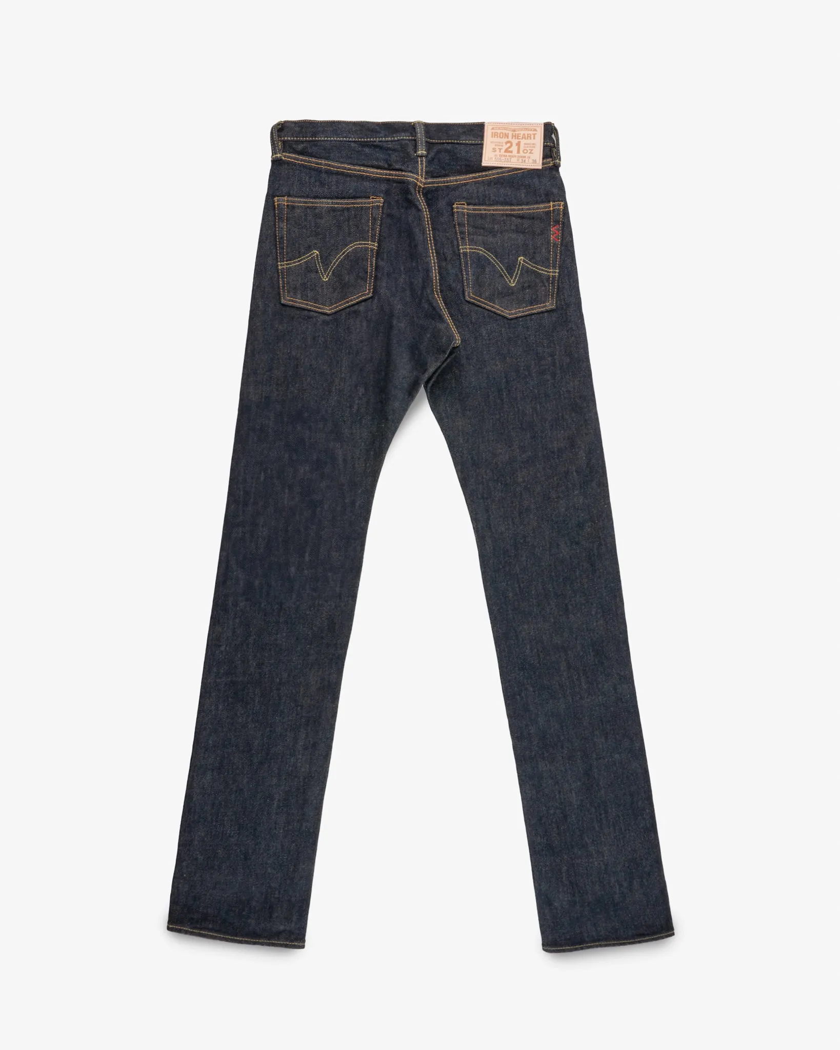 21oz Shinayaka Selvedge Denim Slim Cut Jeans - Indigo sold by Iron Heart product image thumbnail 2