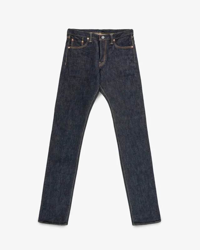 21oz Shinayaka Selvedge Denim Slim Cut Jeans - Indigo sold by Iron Heart