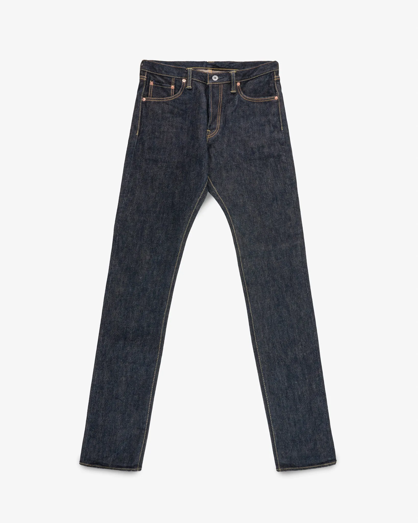 21oz Shinayaka Selvedge Denim Slim Cut Jeans - Indigo sold by Iron Heart