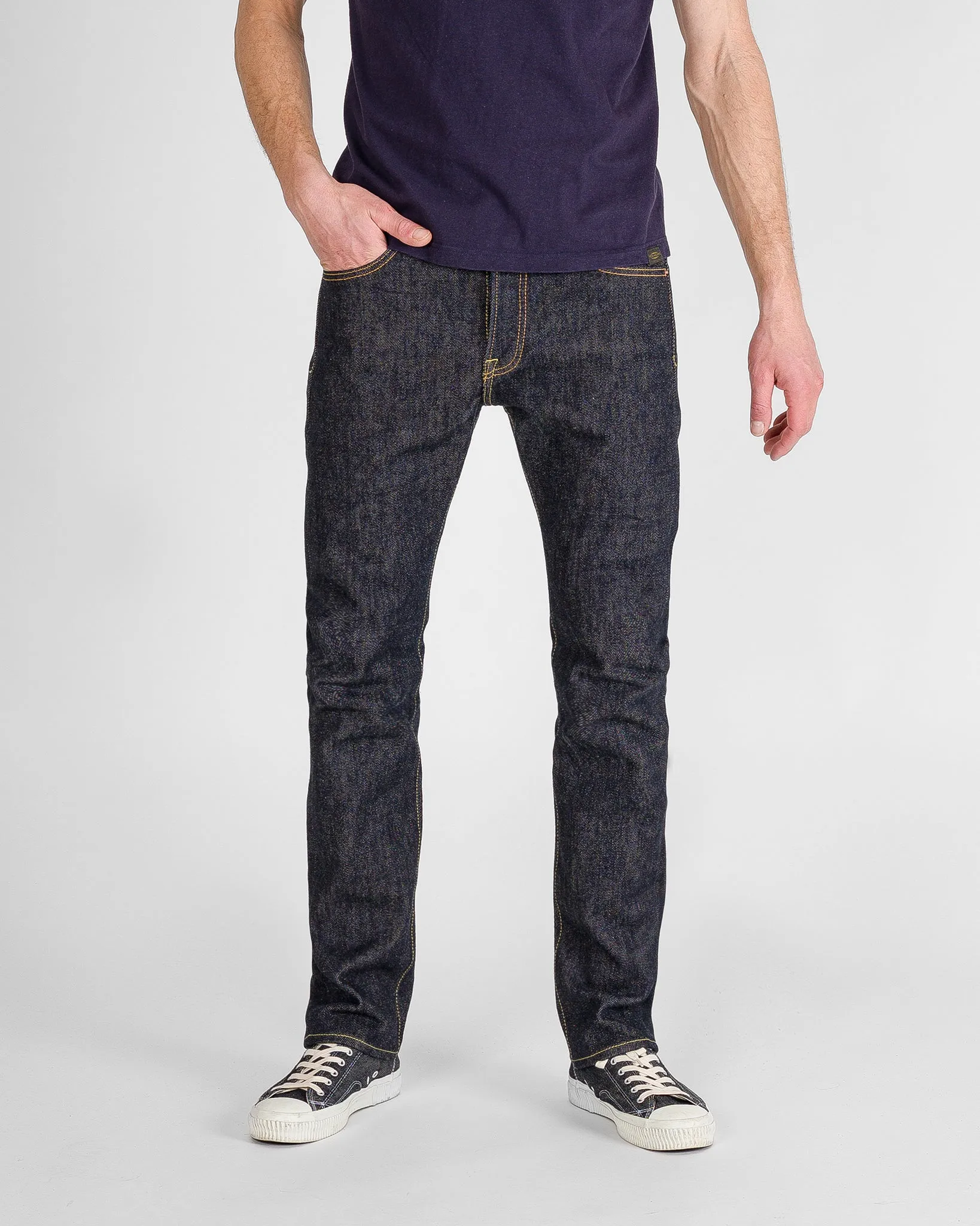 21oz Shinayaka Selvedge Denim Slim Cut Jeans - Indigo sold by Iron Heart product image thumbnail 3