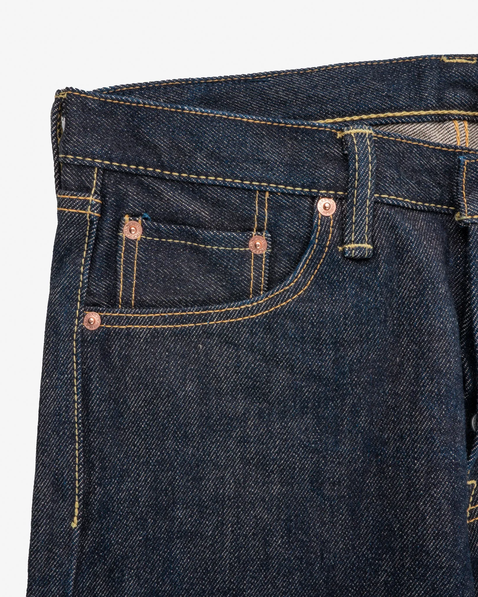 21oz Shinayaka Selvedge Denim Slim Cut Jeans - Indigo sold by Iron Heart product image thumbnail 5