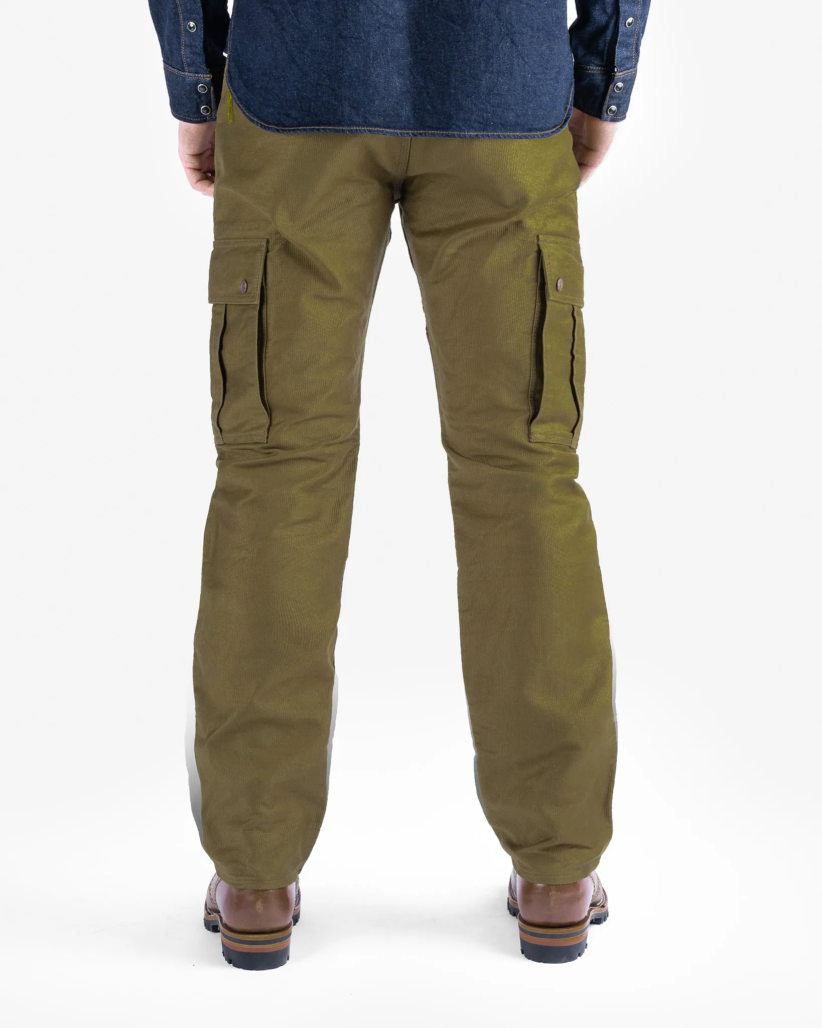 12oz Cotton Whipcord Cargo Pants - Khaki sold by Iron Heart product image thumbnail 3