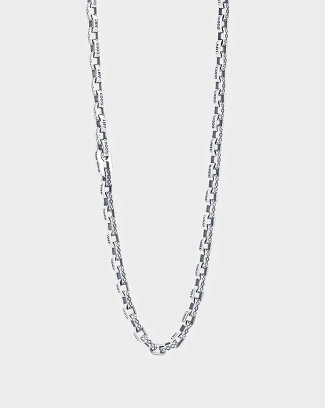 GOOD ART HLYWD Pequeño Chain Goosebumps At 21" - Sterling Silver sold by Iron Heart