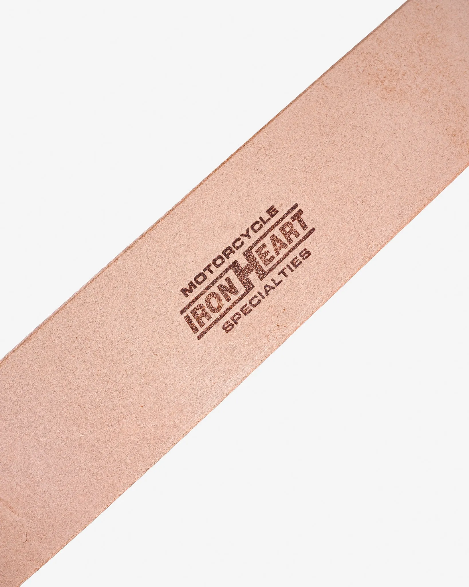 Heavy Plate Brass Buckle Tochigi Leather Belt - Natural sold by Iron Heart product image thumbnail 5