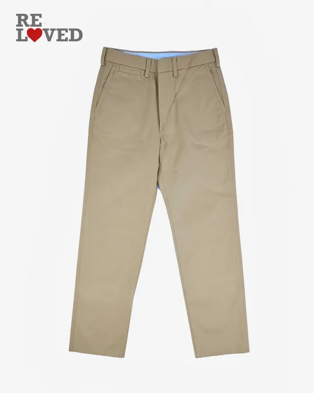 12oz Heavy Cotton Relaxed Fit Chinos - Khaki (IH-731-KHA) Tag 31, Cut to 28.75'' sold by Iron Heart