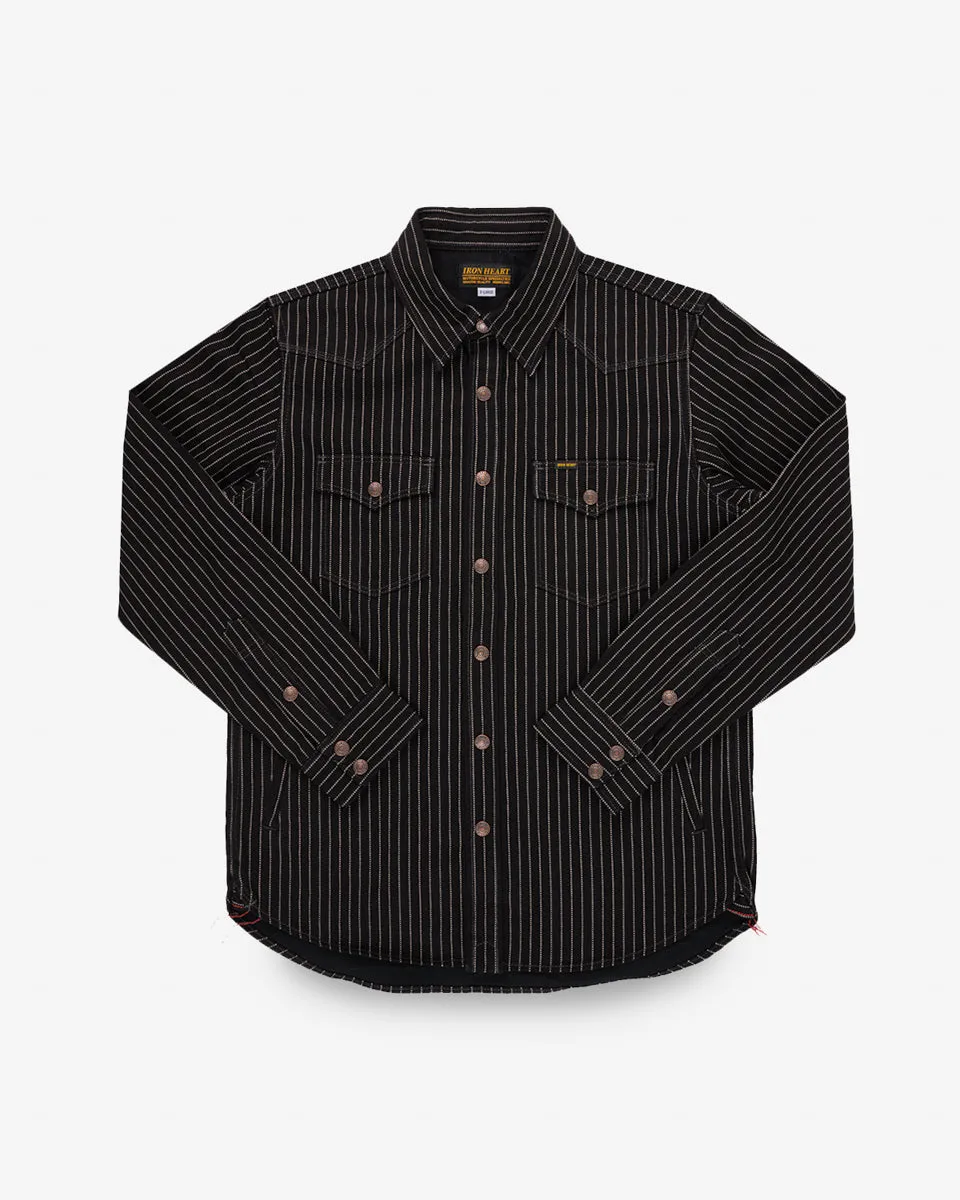 12oz Wabash CPO Shirt - Black sold by Iron Heart