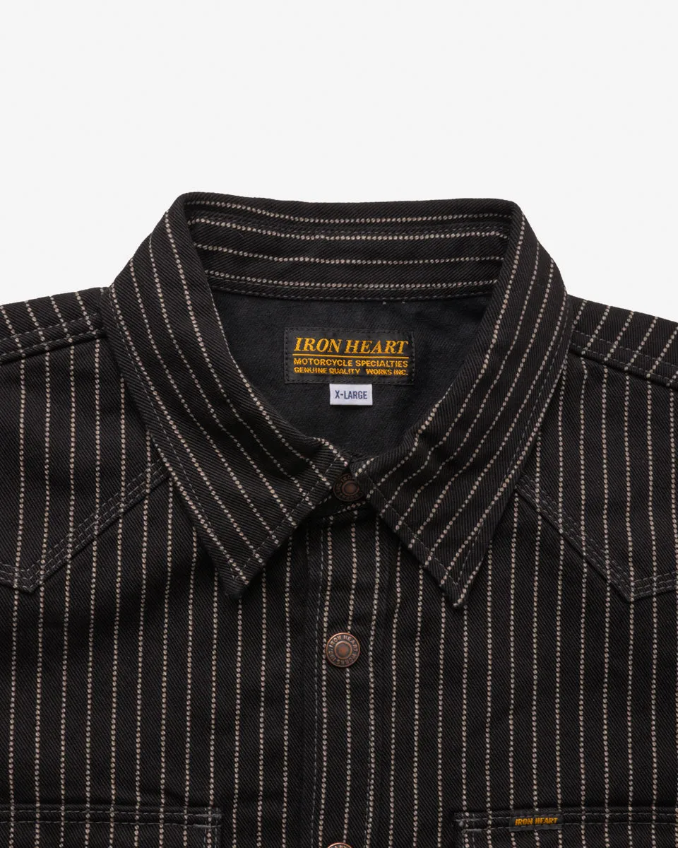 12oz Wabash CPO Shirt - Black sold by Iron Heart product image thumbnail 5