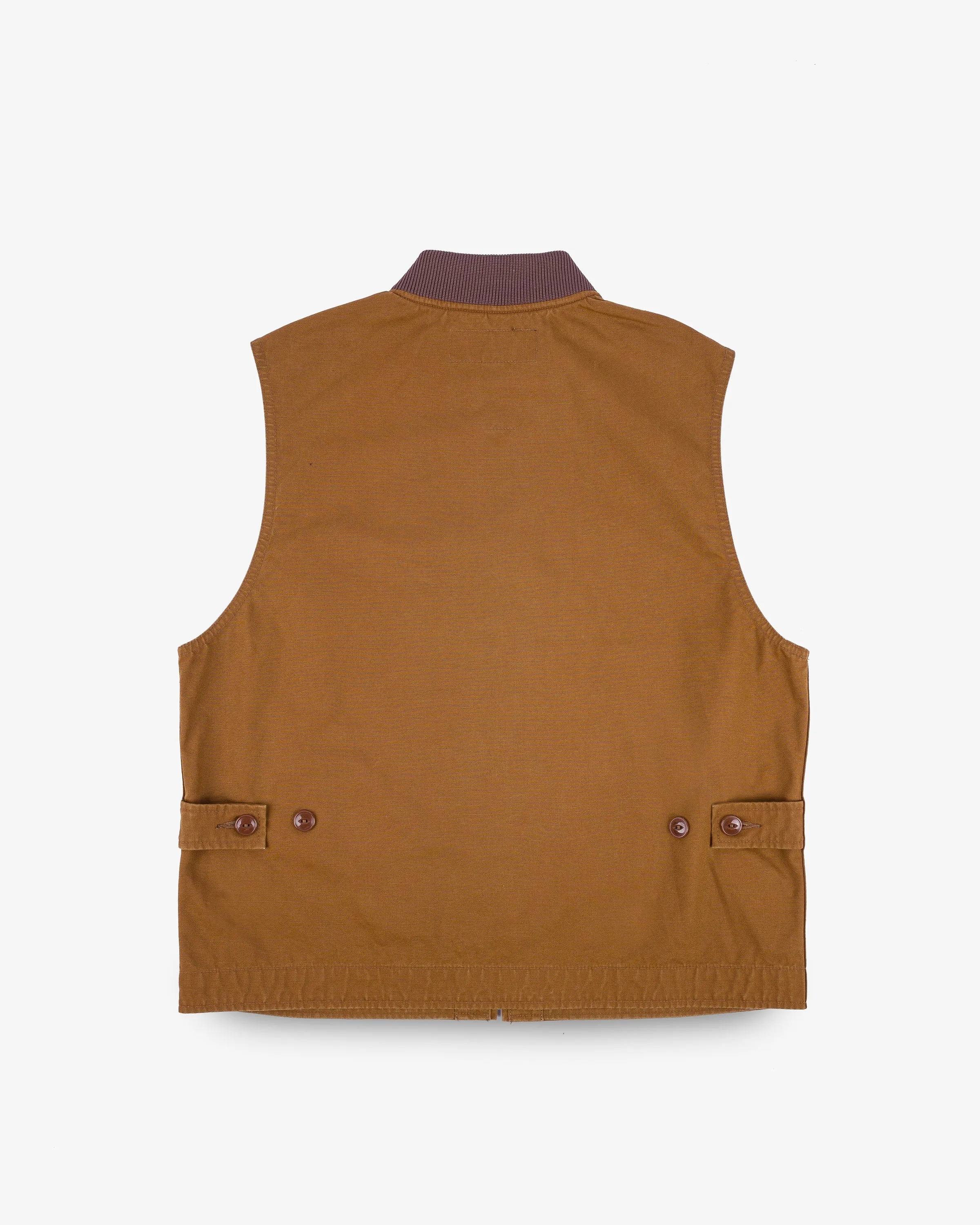 9oz Canvas Work Vest - Brown sold by Iron Heart product image thumbnail 5