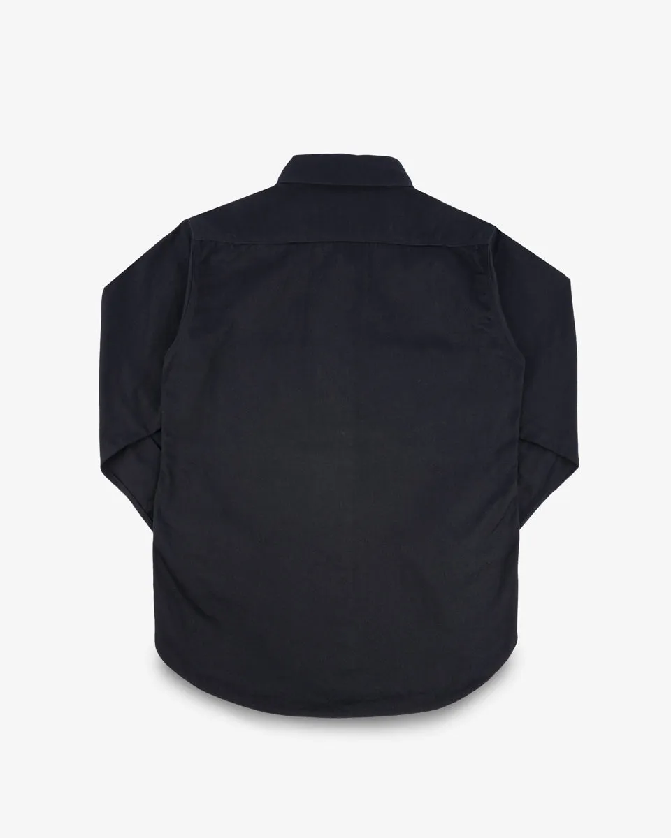 9oz Cotton Linen Work Shirt - Black sold by Iron Heart product image thumbnail 3