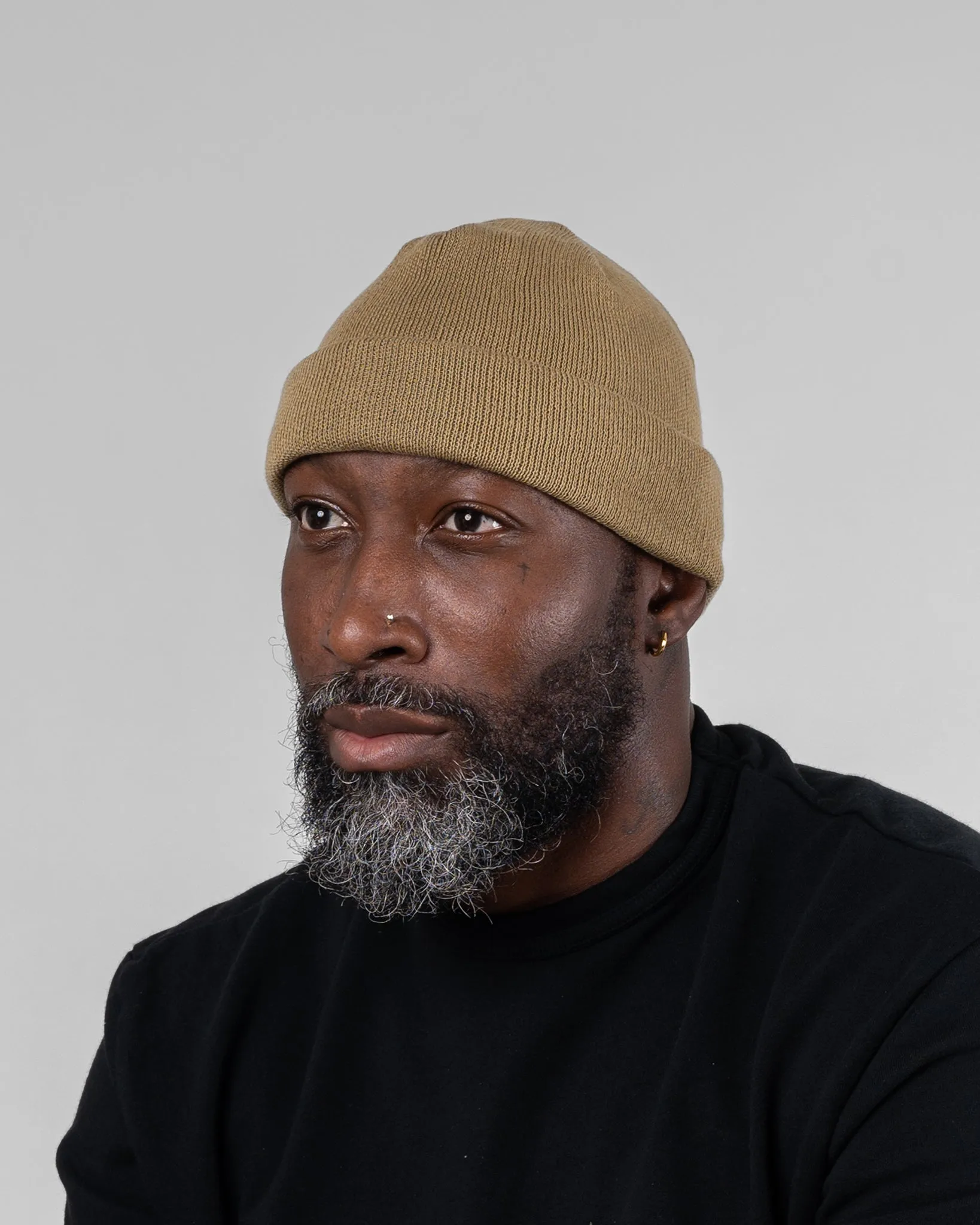 ROTOTO - Super Soft 2Way Hat - Light Olive sold by Iron Heart