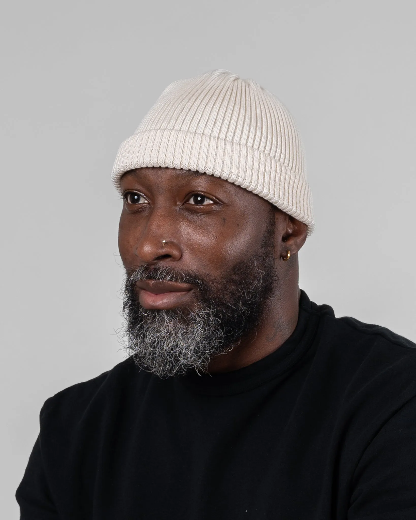 ROTOTO - Cotton Roll Up Hat - Ivory sold by Iron Heart product image thumbnail 2