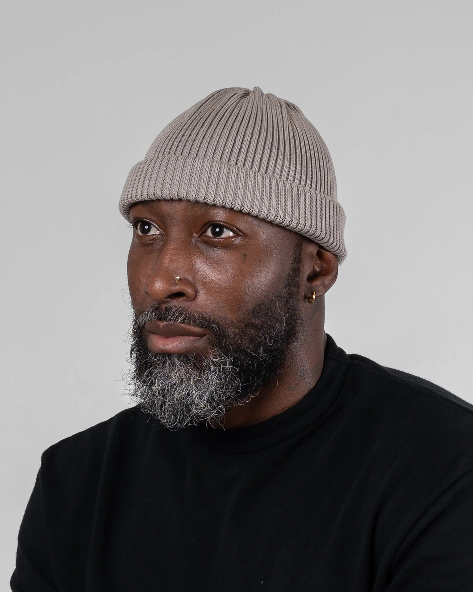 ROTOTO - Cotton Roll Up Hat - Grey sold by Iron Heart product image thumbnail 2