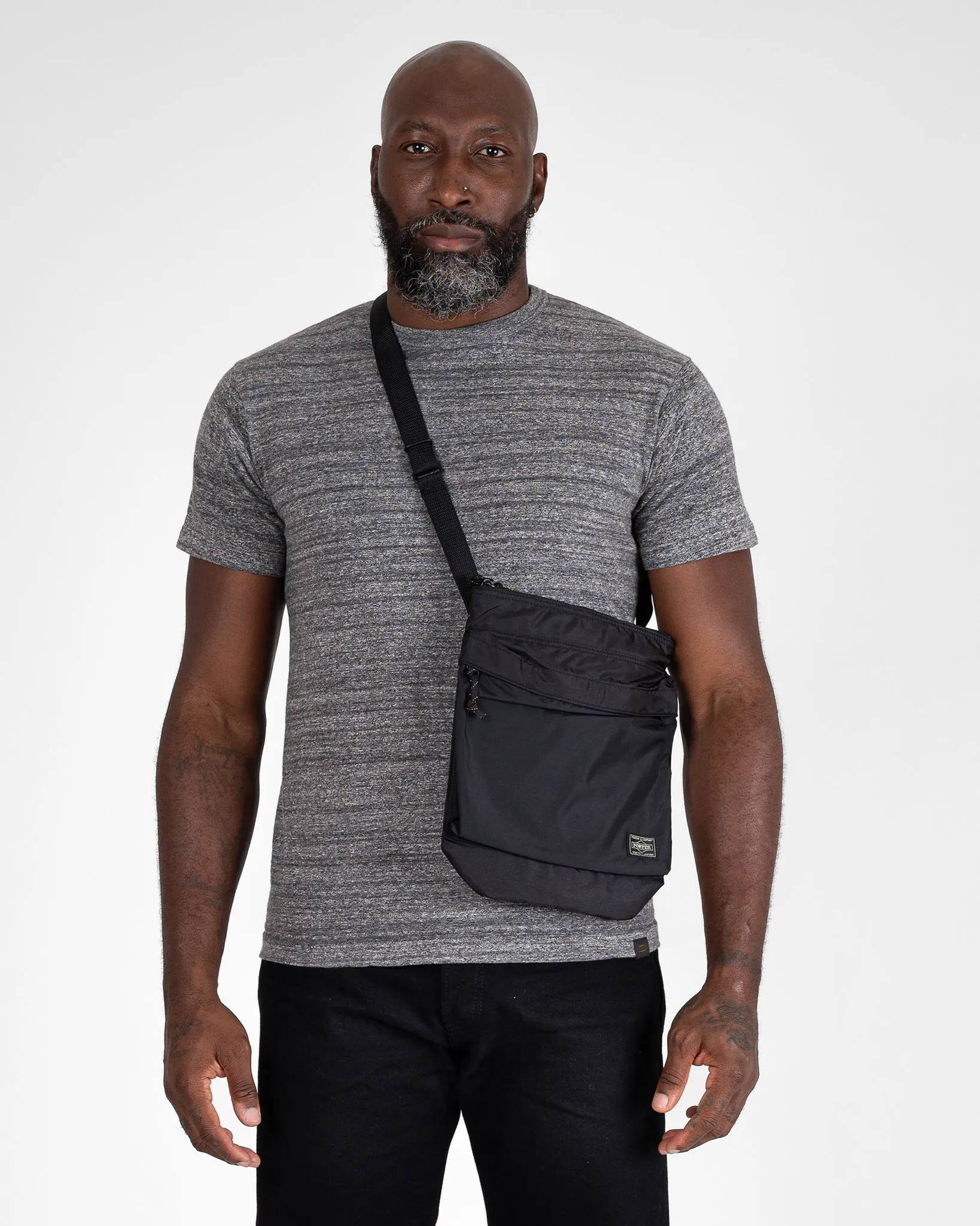 Porter - Yoshida & Co. - Force Shoulder Bag 2 - Black sold by Iron Heart product image thumbnail 2