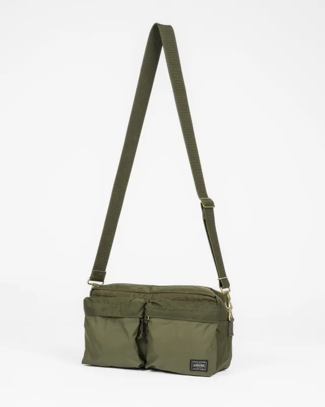 Porter - Yoshida & Co. - Force 2Way Waist Bag - Olive sold by Iron Heart
