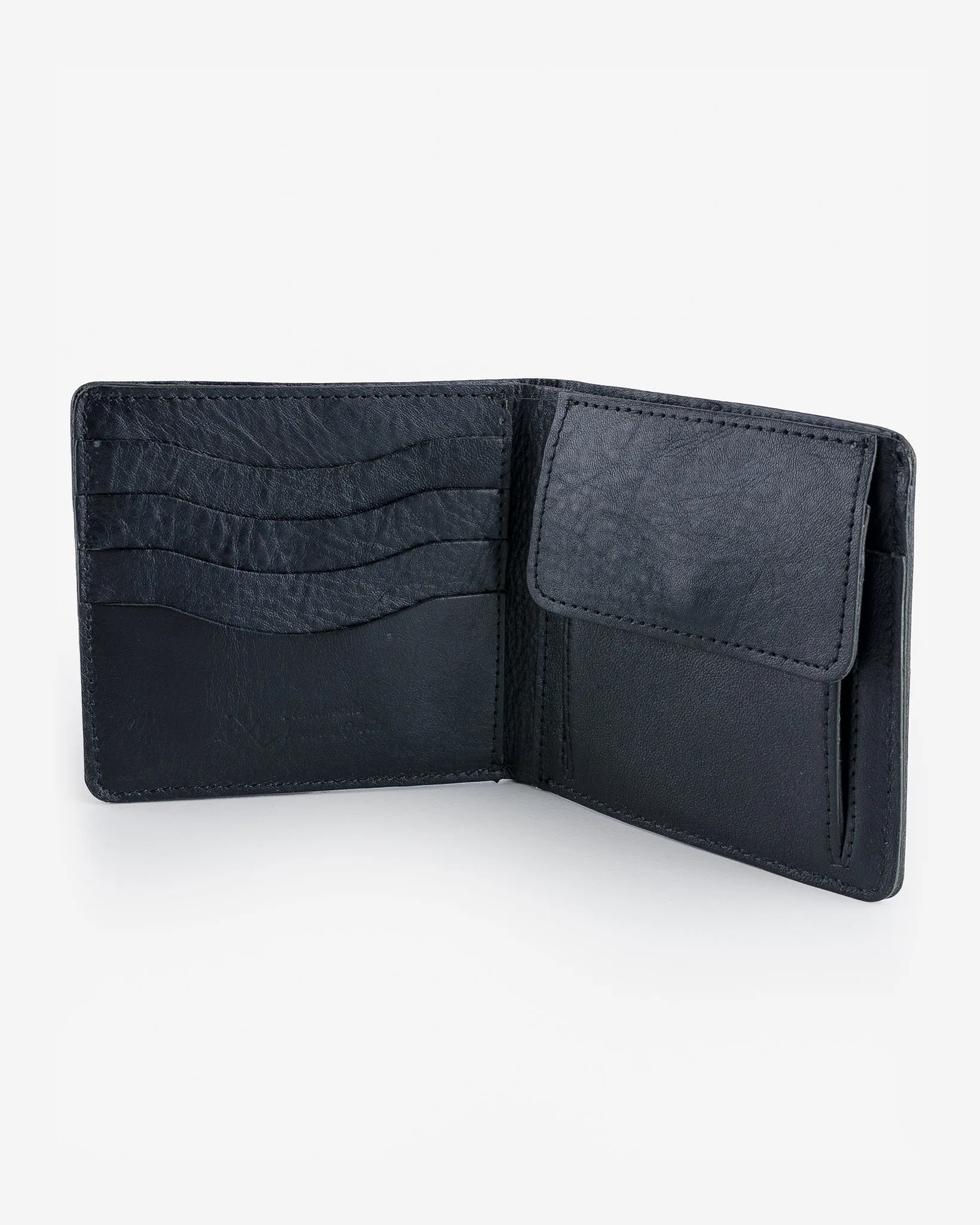 OGL Kingsman Classic Bi Fold Wallet with Coin Pocket - Tumbled Black sold by Iron Heart product image thumbnail 2