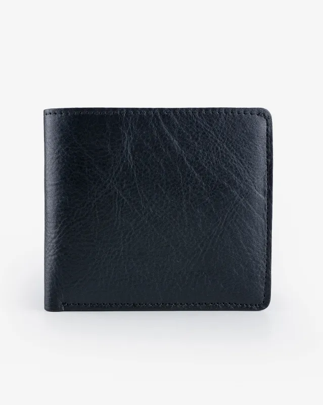 OGL Kingsman Classic Bi Fold Wallet with Coin Pocket - Tumbled Black sold by Iron Heart