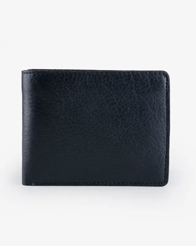 OGL Kingsman Classic Bi Fold Wallet - Tumbled Black sold by Iron Heart