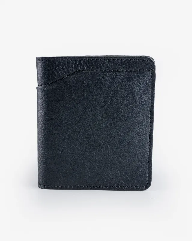 OGL Condor Bifold Wallet with Outer Bill Slot - Tumbled Black sold by Iron Heart