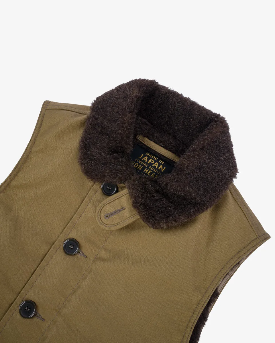 Whipcord N1 Deck Vest - Khaki sold by Iron Heart product image thumbnail 4