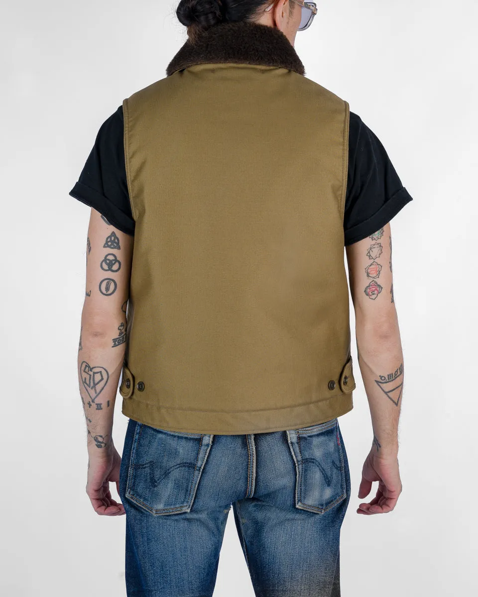 Whipcord N1 Deck Vest - Khaki sold by Iron Heart product image thumbnail 3