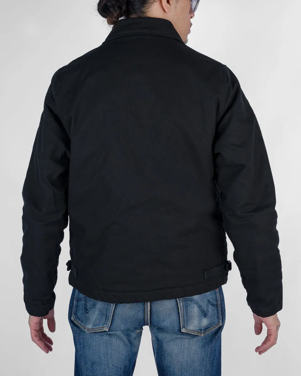 Military Serge A2 Deck Jacket - Black sold by Iron Heart product image thumbnail 3