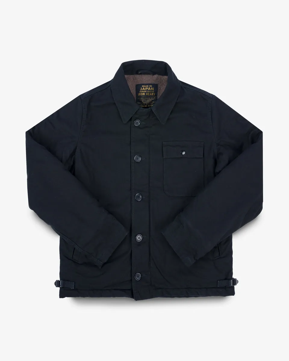 Military Serge A2 Deck Jacket - Black sold by Iron Heart
