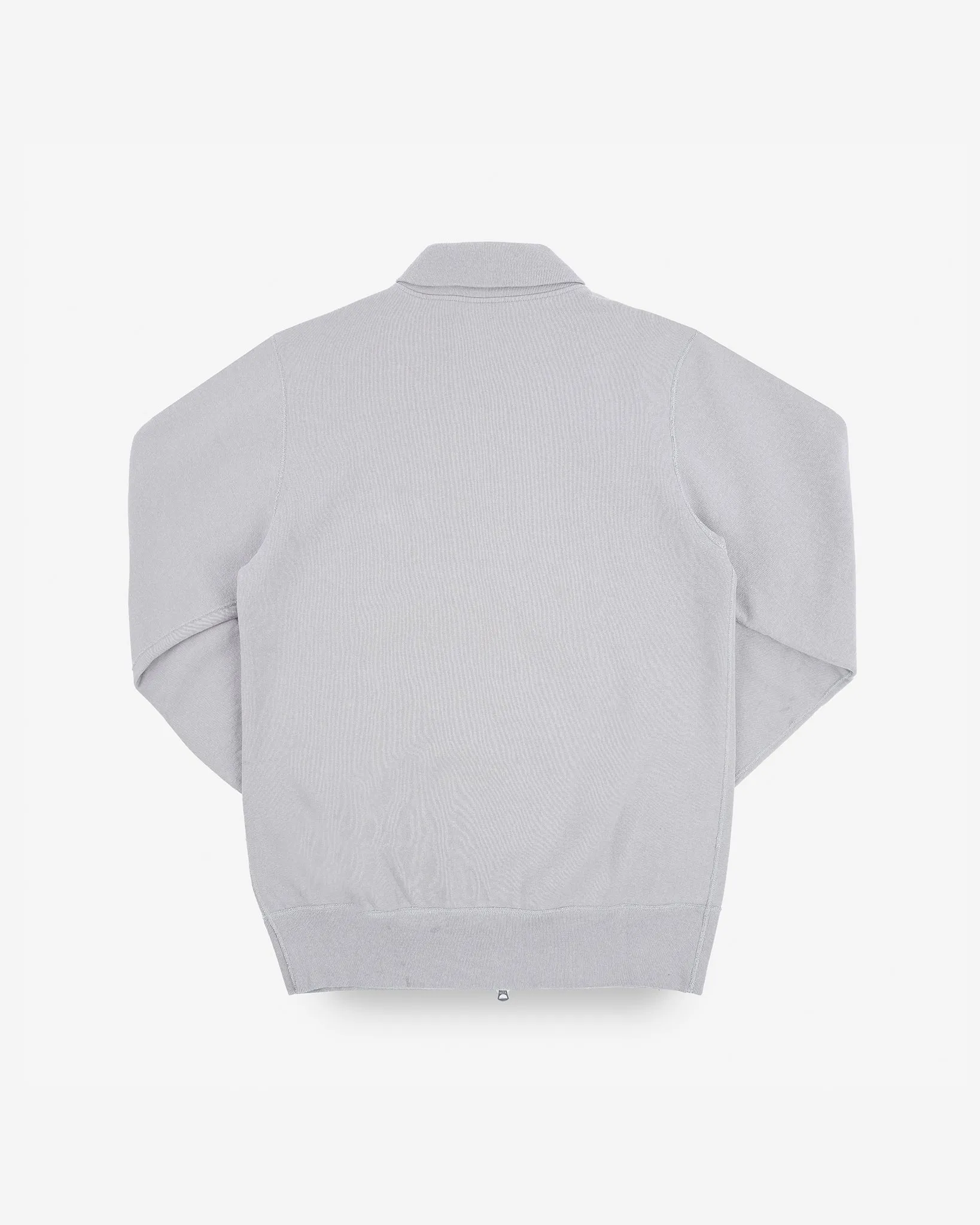 14oz Ultra Heavyweight Loopwheel Cotton Zip Up Sweater - Grey sold by Iron Heart product image thumbnail 5