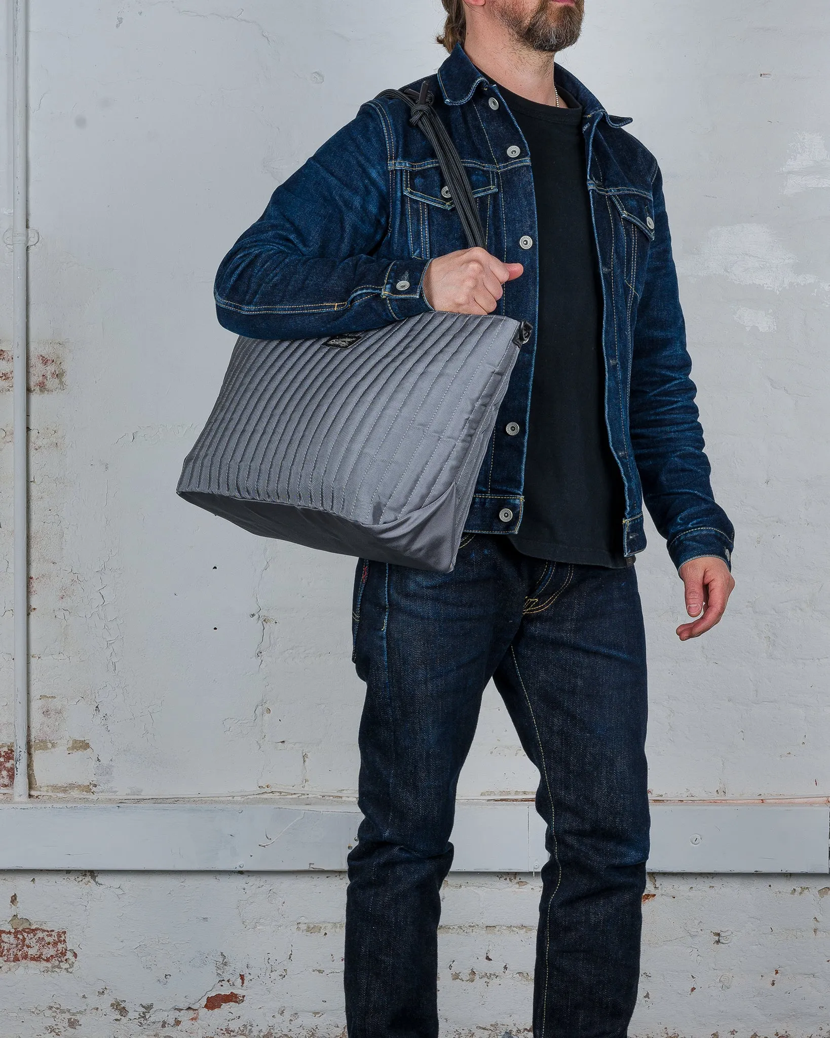 OGL Originale Tech Material Millie Carry-All Tote Bag - Silver sold by Iron Heart product image thumbnail 2