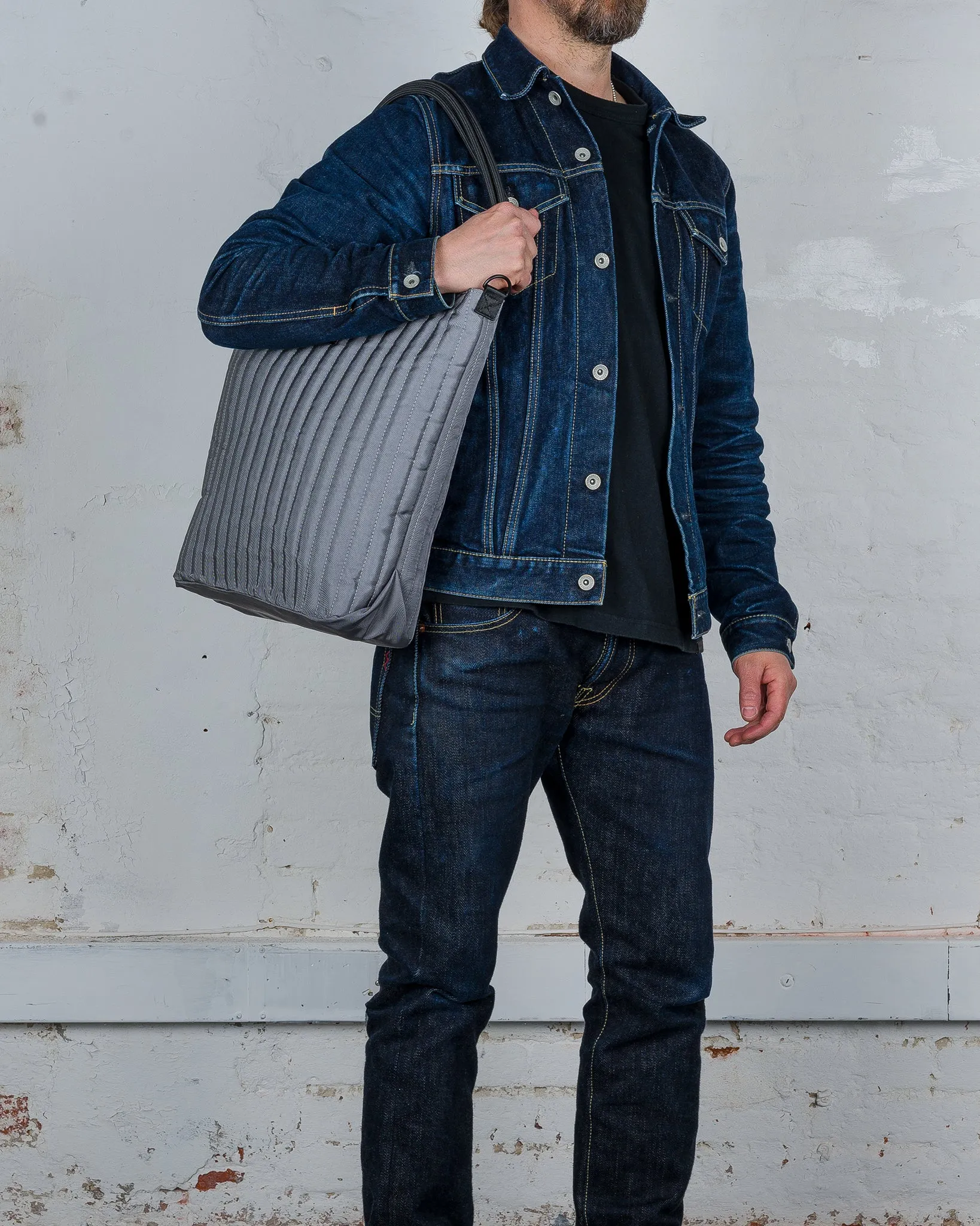 OGL Originale Tech Material Millie Utility Tote Bag - Silver sold by Iron Heart product image thumbnail 2