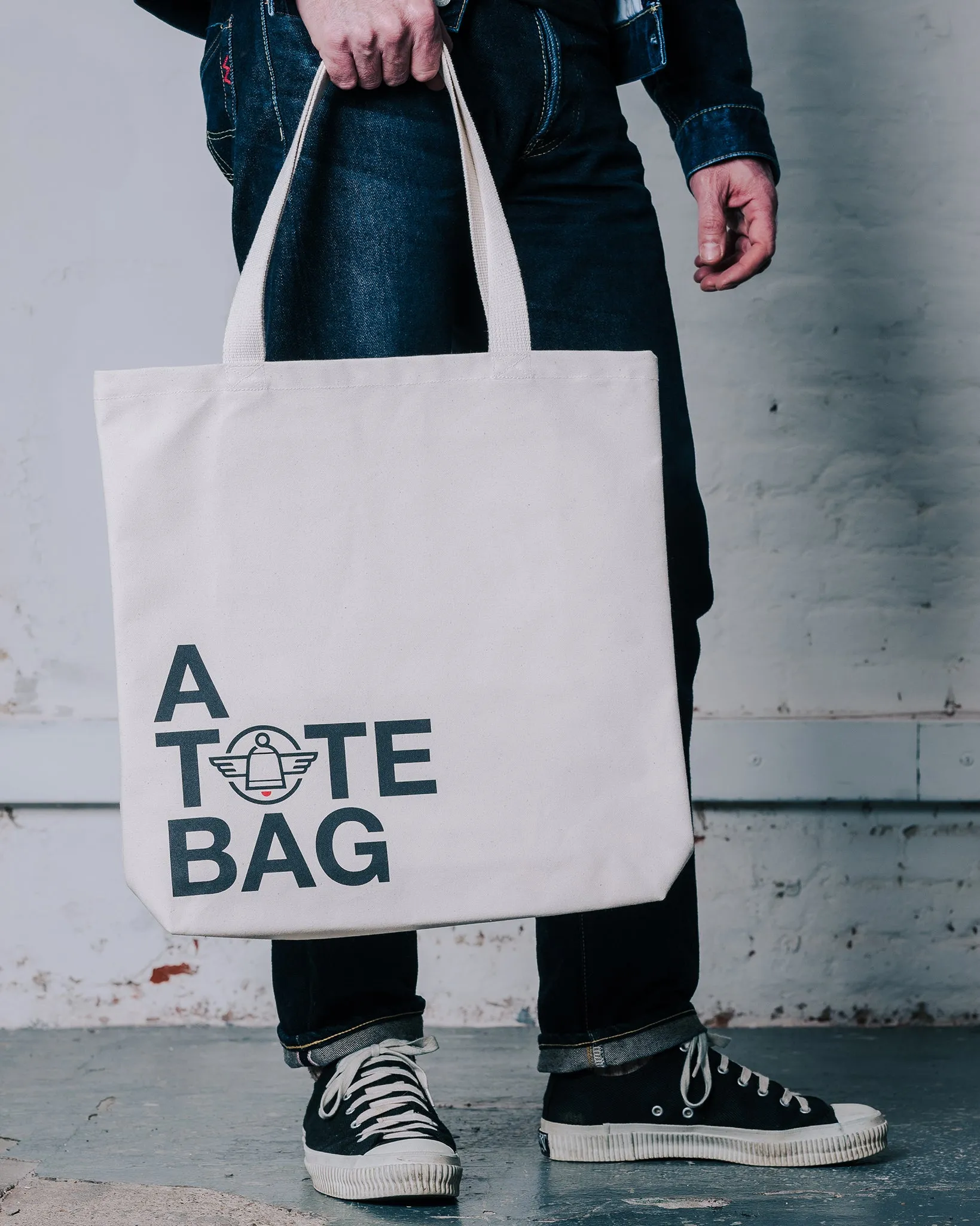 Printed Canvas Tote Bag - 'A Tote Bag' Print sold by Iron Heart product image thumbnail 2