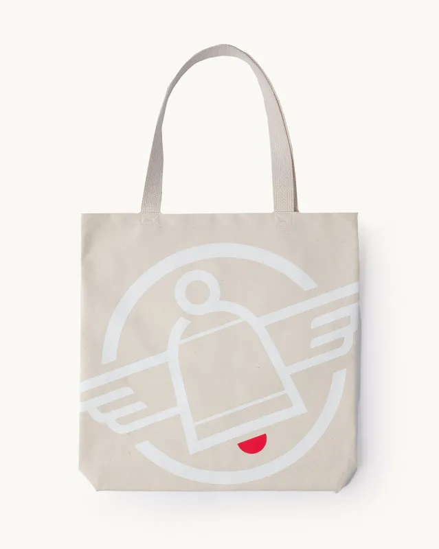 Printed Canvas Tote Bag - Iron Heart Logo Print sold by Iron Heart