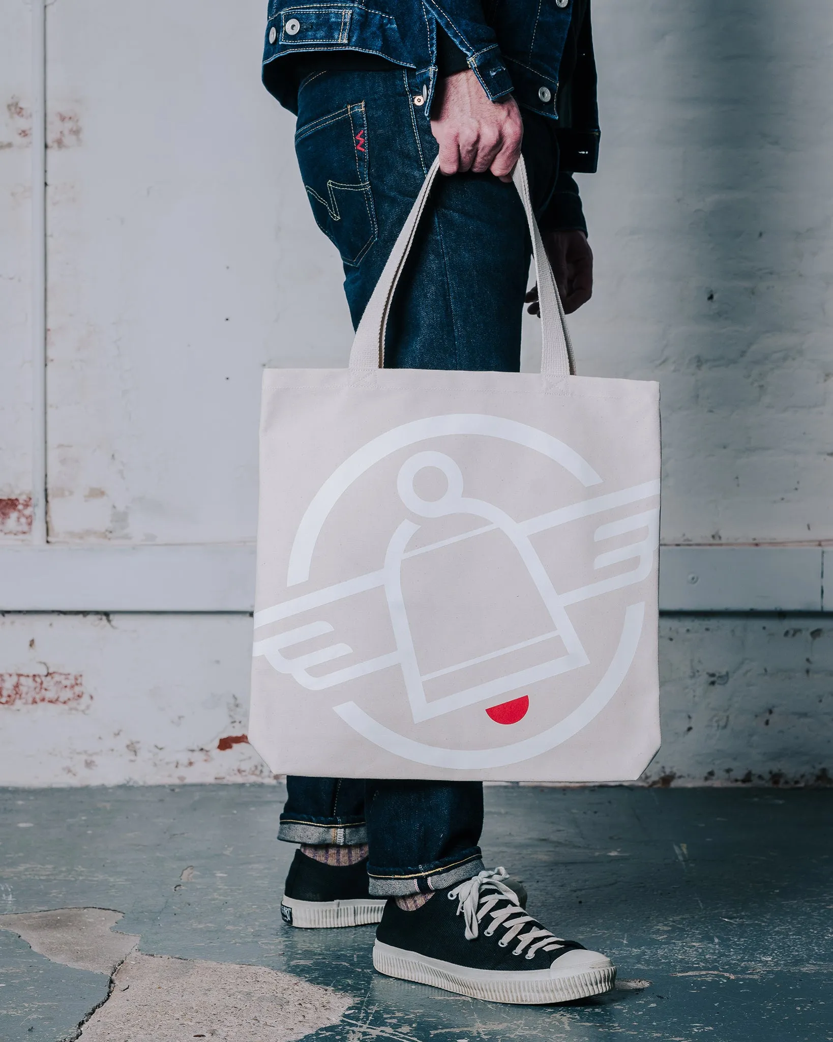 Printed Canvas Tote Bag - Iron Heart Logo Print sold by Iron Heart product image thumbnail 2