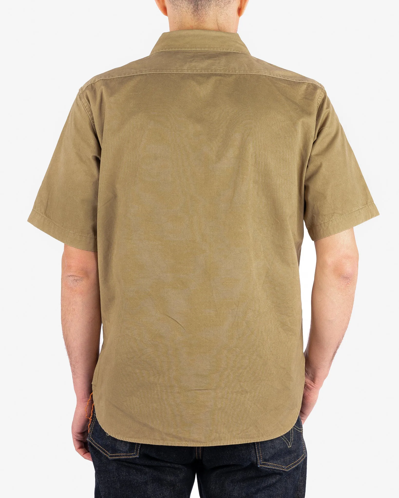 7oz Fatigue Cloth Short Sleeved Work Shirt - Khaki sold by Iron Heart product image thumbnail 3