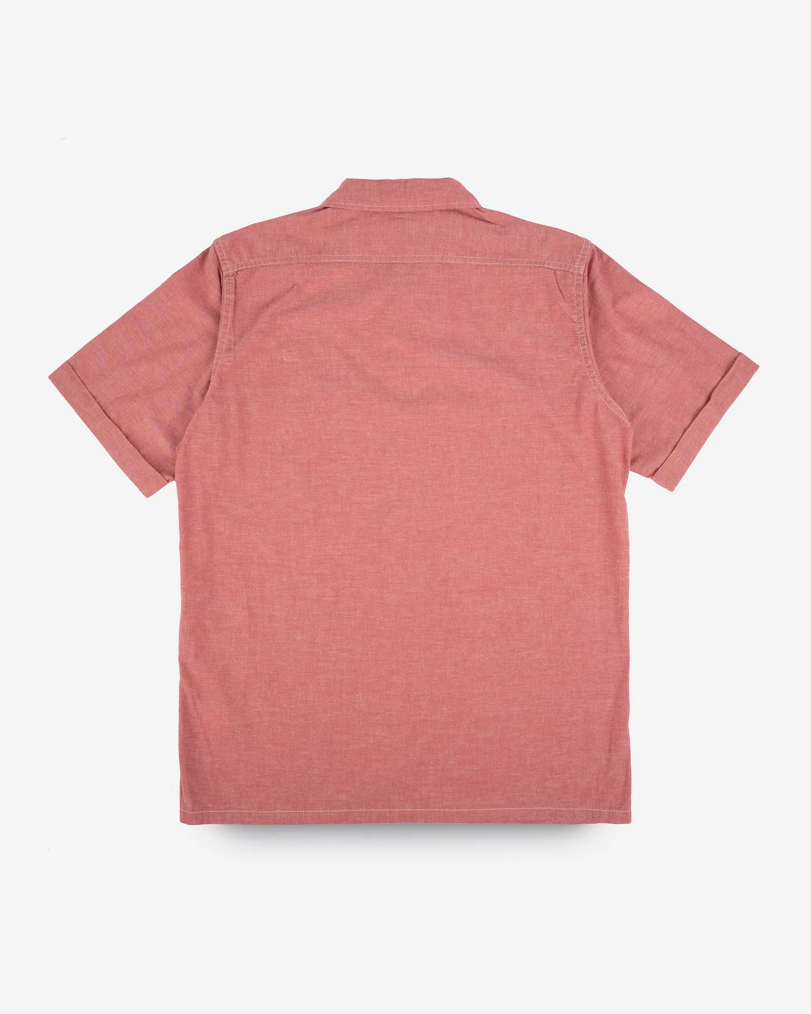 4oz Selvedge Short Sleeved Summer Shirt - Red sold by Iron Heart product image thumbnail 4