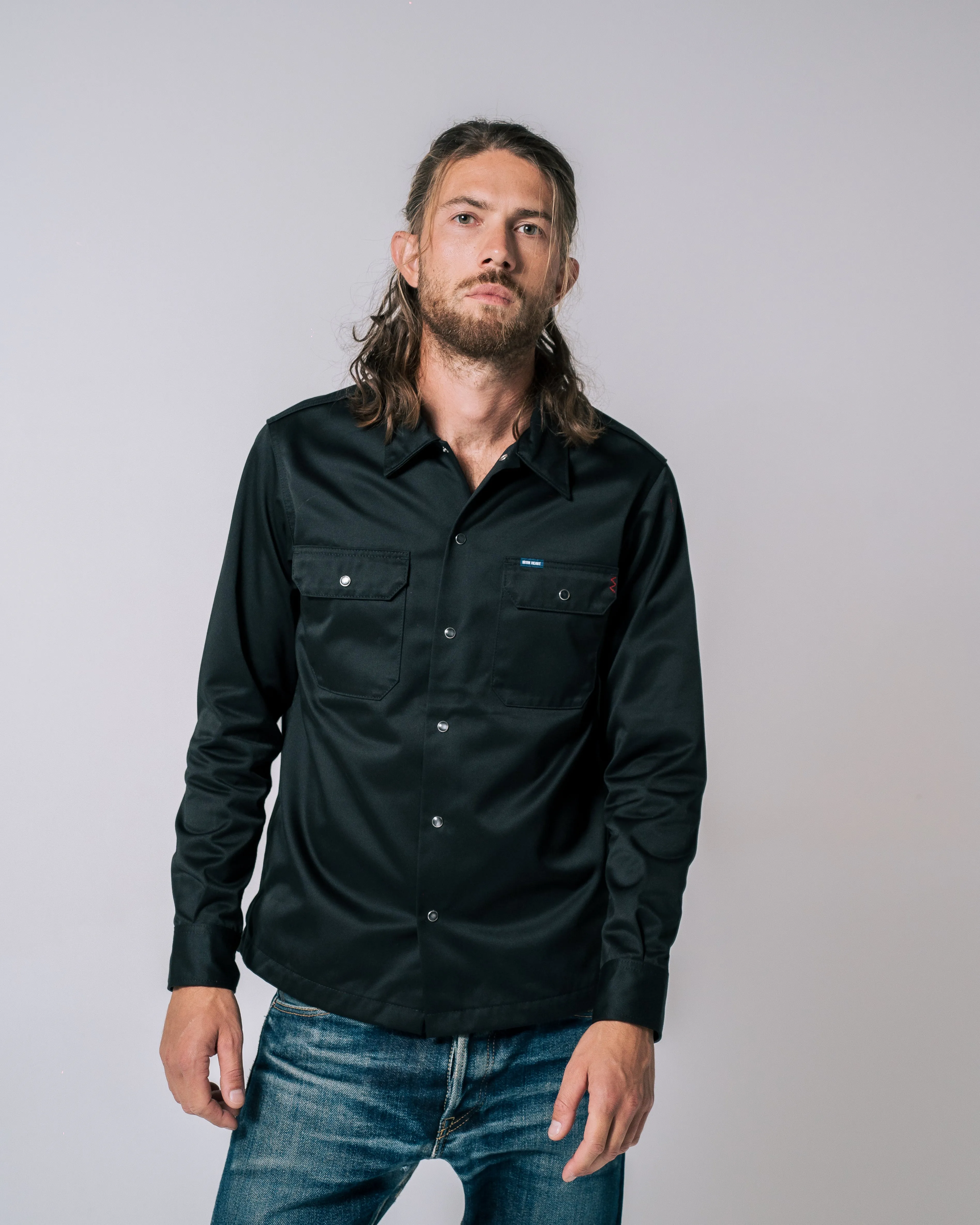 9oz T/C Mechanic Shirt - Black sold by Iron Heart product image thumbnail 4