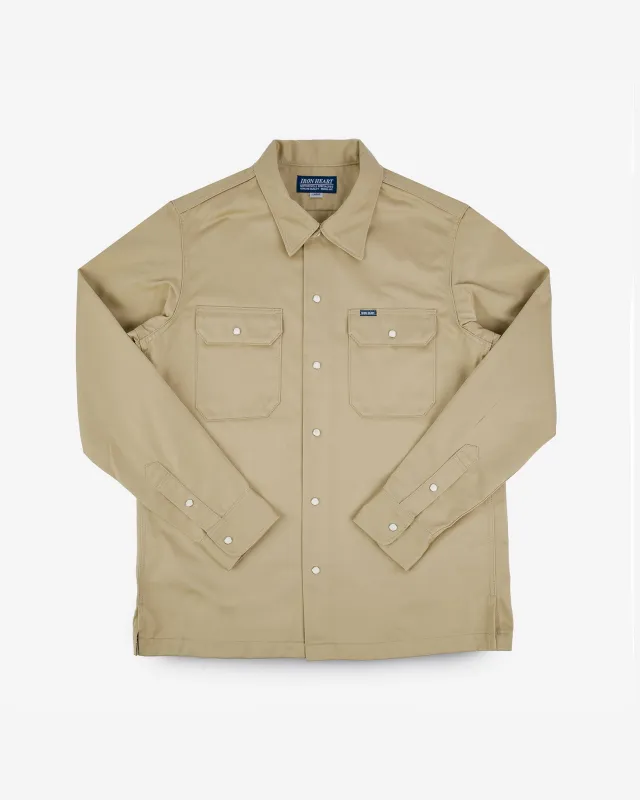 9oz T/C Mechanic Shirt - Beige sold by Iron Heart