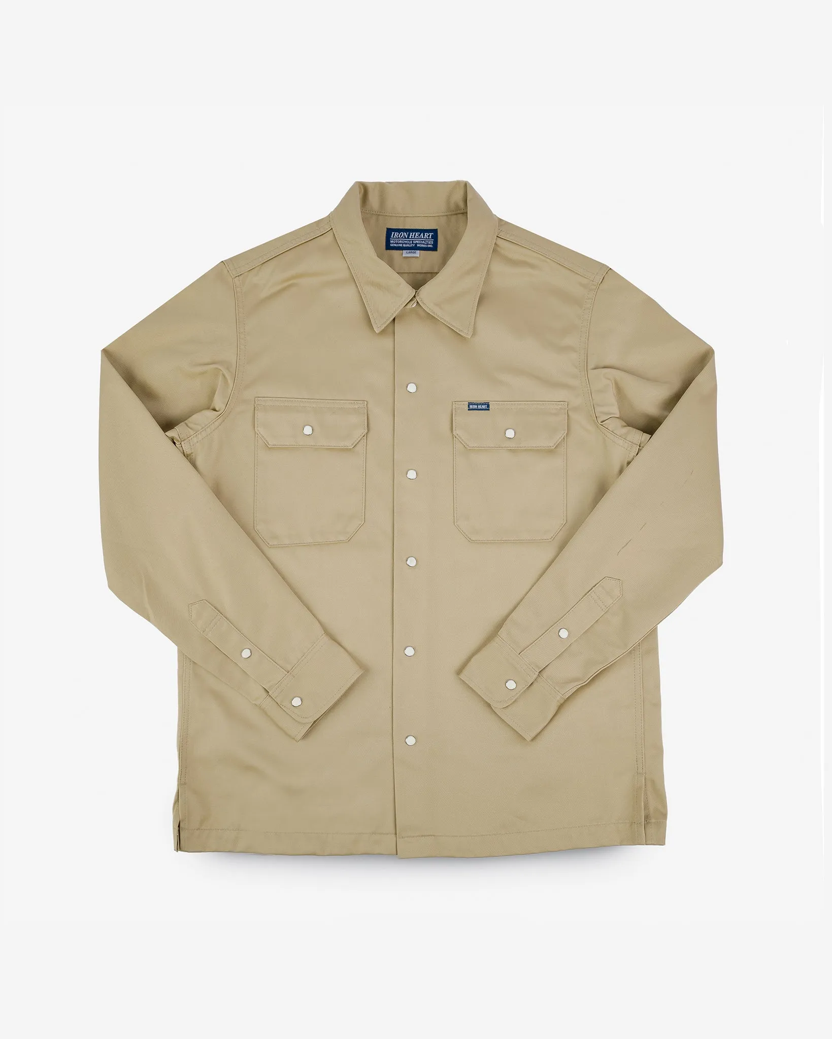 9oz T/C Mechanic Shirt - Beige sold by Iron Heart