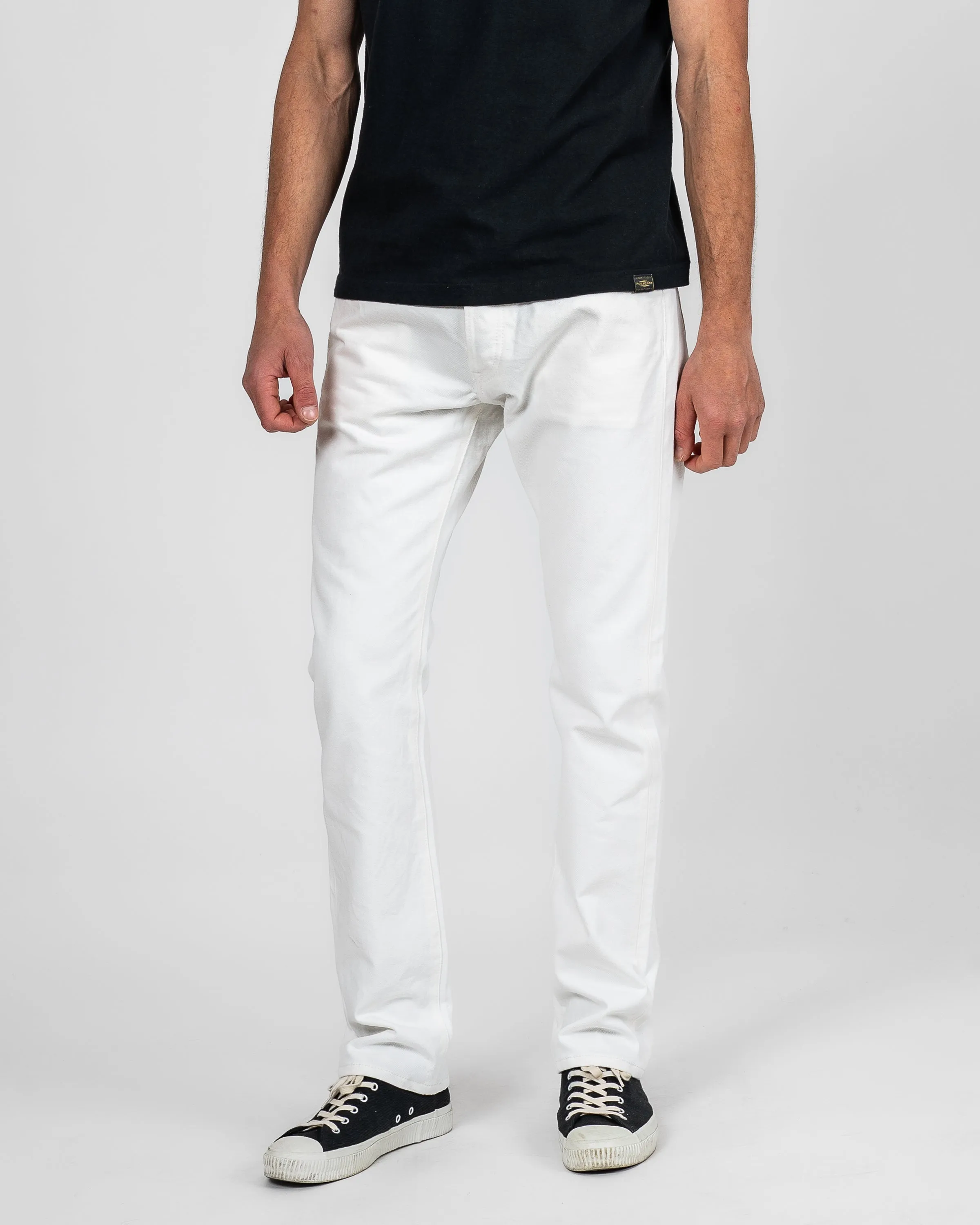 13.5oz Denim Slim Cut Jeans - White sold by Iron Heart product image thumbnail 2