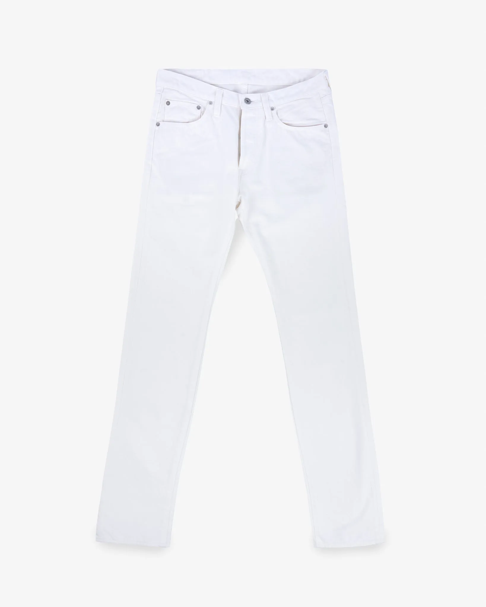 13.5oz Denim Slim Cut Jeans - White sold by Iron Heart