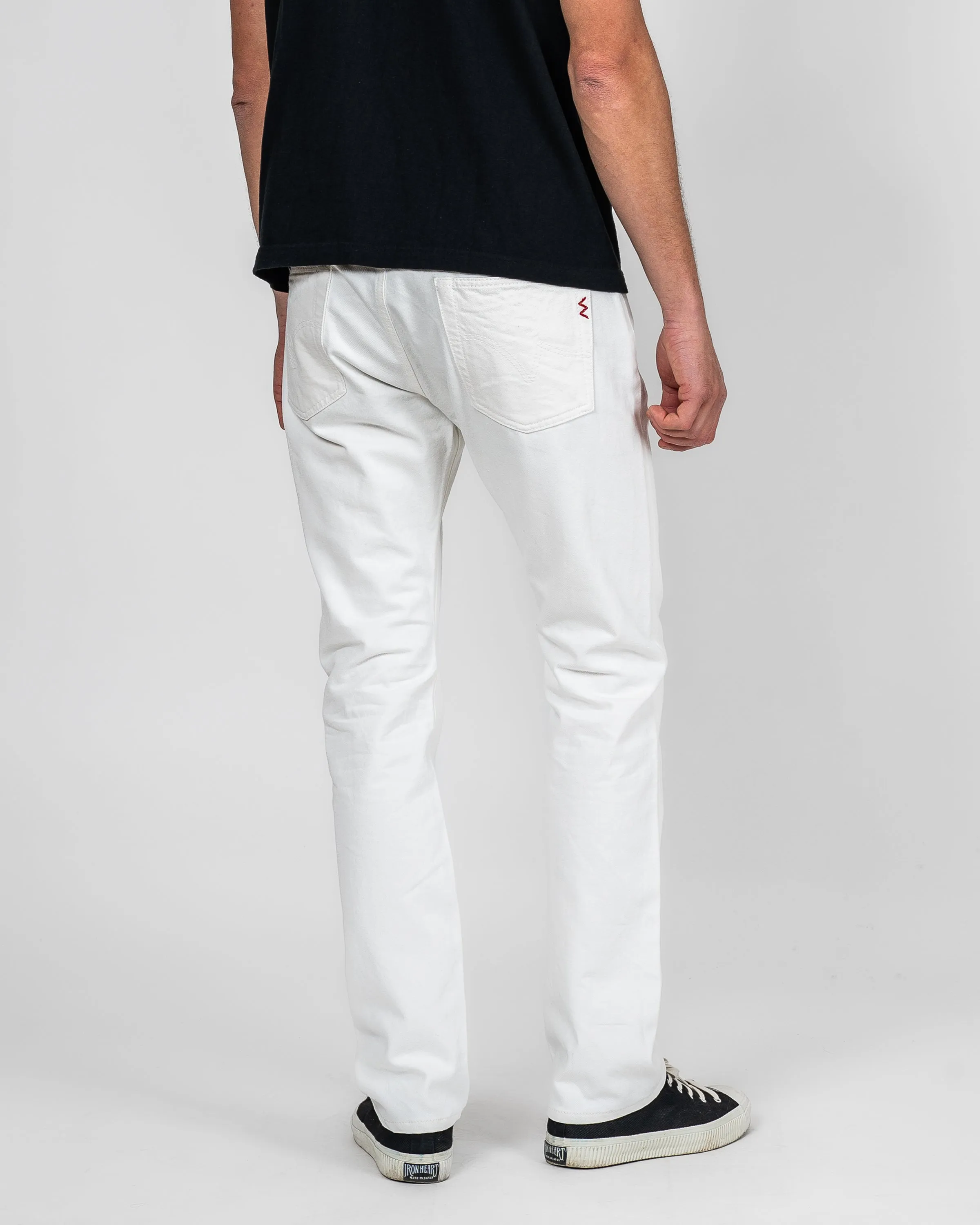 13.5oz Denim Slim Cut Jeans - White sold by Iron Heart product image thumbnail 3