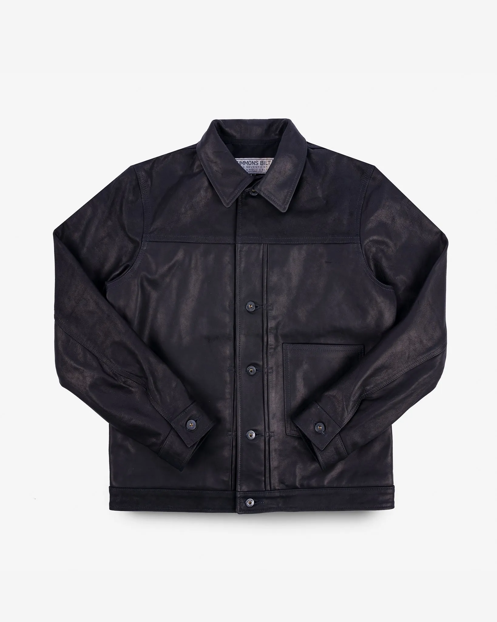 Iron Heart x Simmons Bilt Prairie Horsehide Type I Jacket - Black sold by Iron Heart